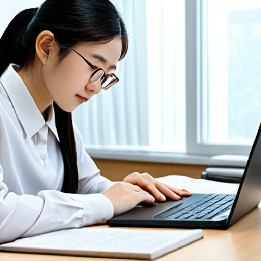 HSK 성적표 해석 방법 - Analyzing the HSK Score Report**
"A student sits at a desk, intently studying their HSK score repor...