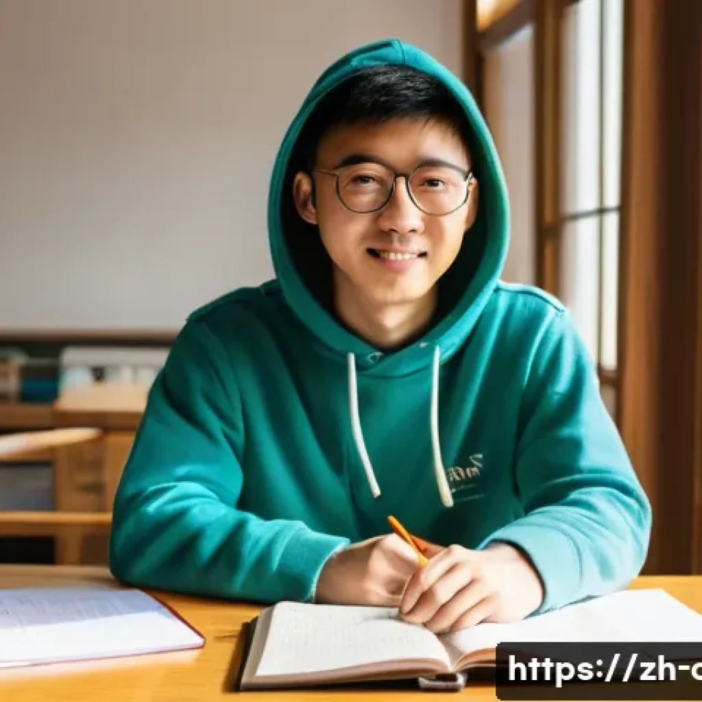 HSK 단어장 만들기 가이드 - **Prompt: The HSK Vocabulary Alchemist's Workshop**
A vibrant and dynamic medium shot of a young...