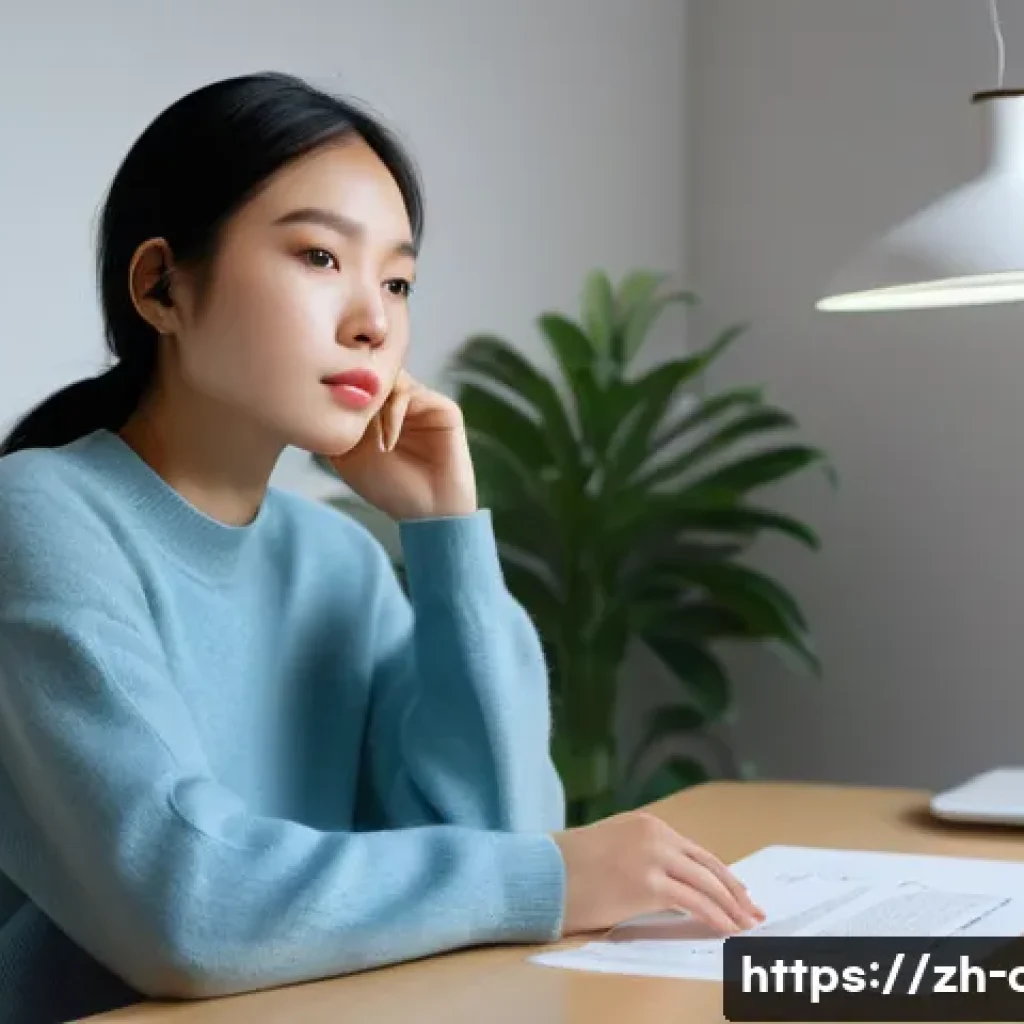 HSK 자격증 유효기간과 갱신 방법 - **Prompt 1: The Reflective Gaze at HSK Certificate Validity**
A thoughtful young woman, aged 22,...